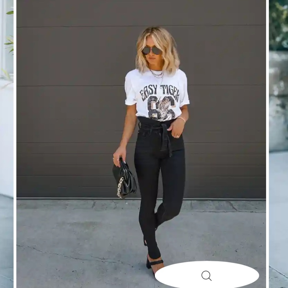 Vici black paper bag jeans - Picture 1 of 6